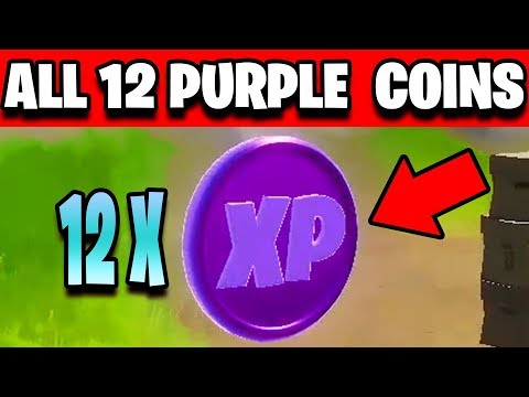 ALL PURPLE XP COINS LOCATIONS IN FORTNITE SEASON 2 CHAPTER 2