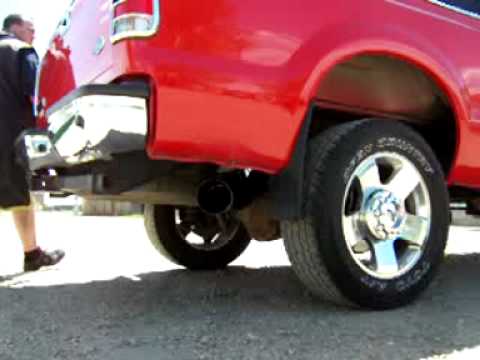 2006 fordf f350 exhaust diamond eye and sb cold air intake by all star inc