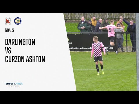 Goals: Darlington v Curzon Ashton