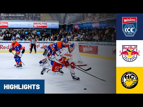 ICE: EC Red Bull Salzburg vs. HC Falkensteiner Pustertal Wölfe | Highlights