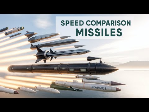 SPEED COMPARISON 3D | Missiles 🚀