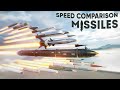 SPEED COMPARISON 3D | Missiles 🚀