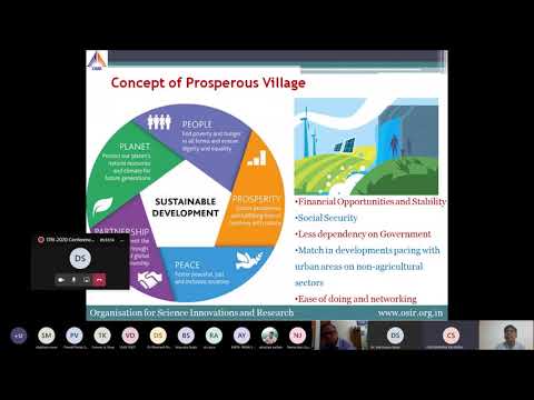OSIR Director Dr. Manish Kumar speaks on "STEM Strengthening for Prosperous Villages"