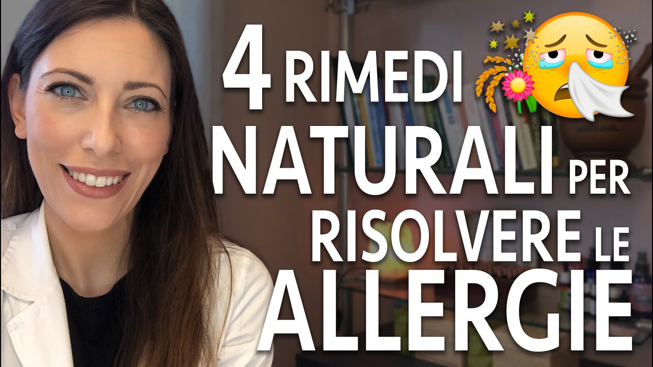 4 rimedi naturali per risolvere le allergie 🤧🤧🤧