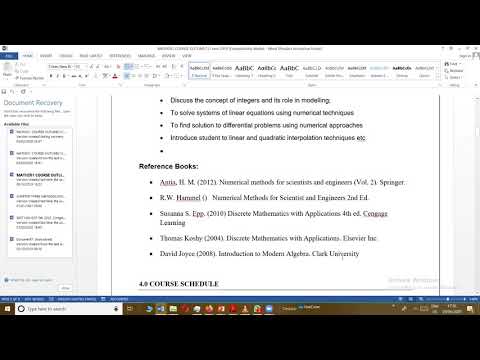 Introduction to MATH 201 Course