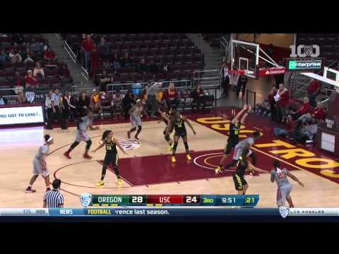 Women's Basketball: USC  74, Oregon 67  - Highlights (01/4/16)