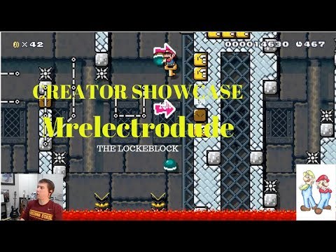 Super Mario Maker Creator Showcase! Mrelectrodude aka Sparky!