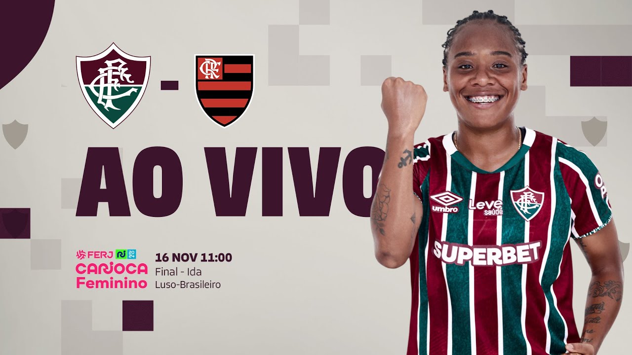 AO VIVO COM IMAGENS - FLUMINENSE X FLAMENGO | CAMPEONATO CARIOCA FEMININO | FINAL | JOGO DE IDA