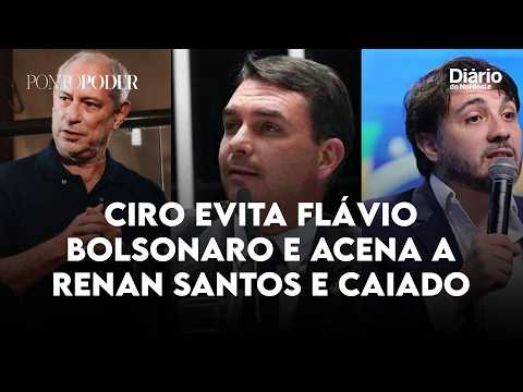 Ciro acena a Renan Santos e Caiado em meio a impasse de palanque presidencial no Ceará