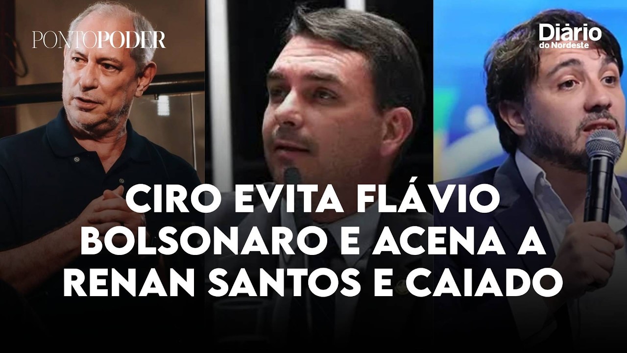 Imagem da notícia Ciro acena a Renan Santos e Caiado em meio a impasse de palanque presidencial no Ceará