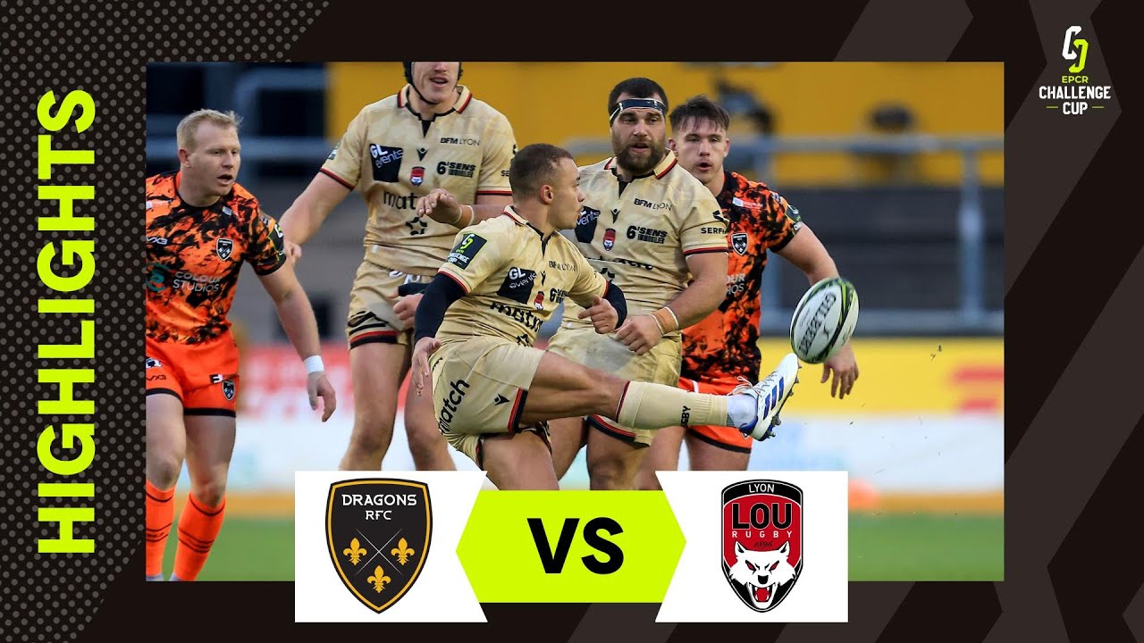 Extended Highlights - Dragons RFC v Lyon Olympique Universitaire | EPCR Challenge Cup 2025/26