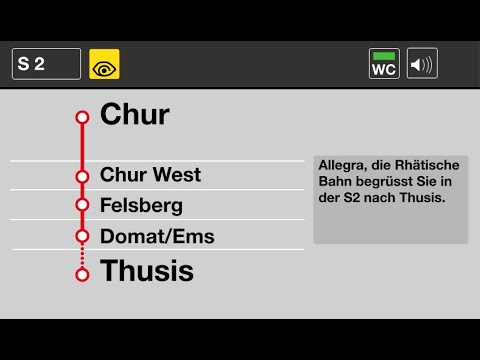 RhB Ansagen » S2 Chur — Thusis (2022) | SLBahnen