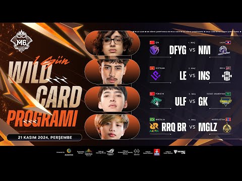 🔴 CANLI YAYIN | M6 Wild Card Grup Aşaması | 1. GÜN