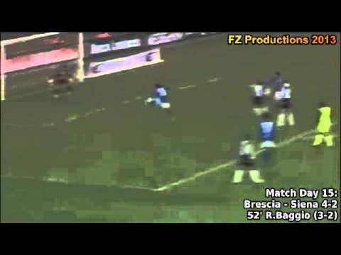 Serie A 2003-2004, day 15 Brescia - Siena 4-2 (R.Baggio 2nd goal)