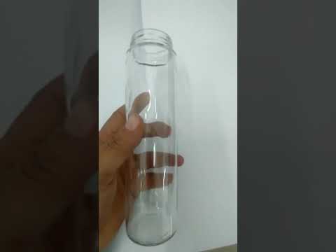 350 ML Bamboo Glass Jar