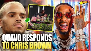 TAKE OFF WENT IN! Quavo - Over H*es & B*tches (Chris Brown Diss) REACTION