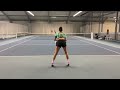 Carlotta Klee Recruiting Application Video - College Tennis Fall 2024