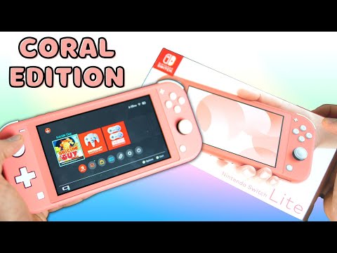 Nintendo Switch Lite Unboxing and Setup - First Impressions