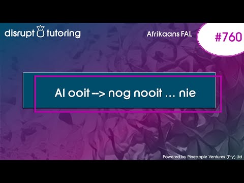 #760 Al ooit -- nog nooit … nie
