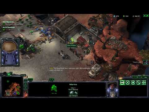 StarCraft 2: Wings of Liberty 3 Player Campaign - 02 Outlaws