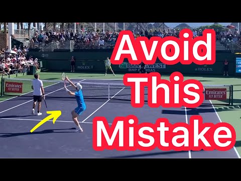 How To React To A Lob In Doubles (Pro Tennis Strategy)