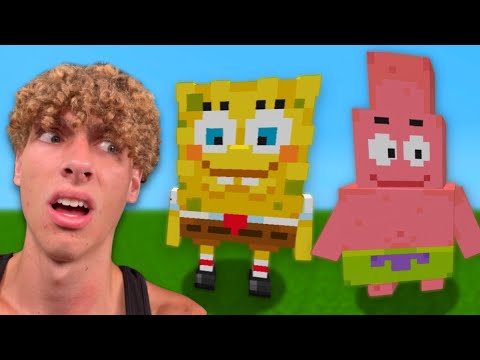 DJLovesTurbo - Playing the SPONGEBOB DLC on Minecraft (WTF IS THIS?)