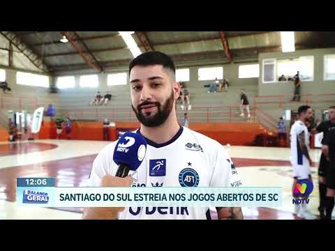 Pequeno município Santiago do Sul surpreende no futsal dos JASC