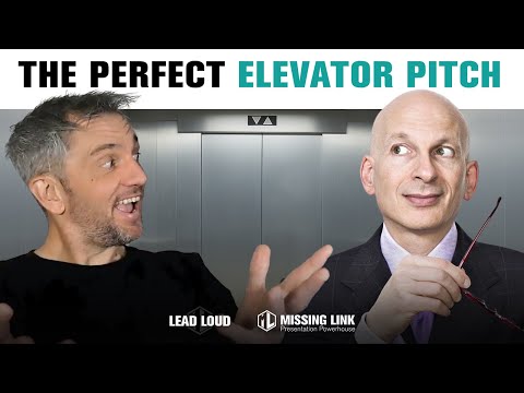 How to create the perfect elevator pitch.