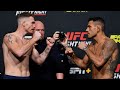 UFC Vegas 14: Weigh-in Faceoffs
