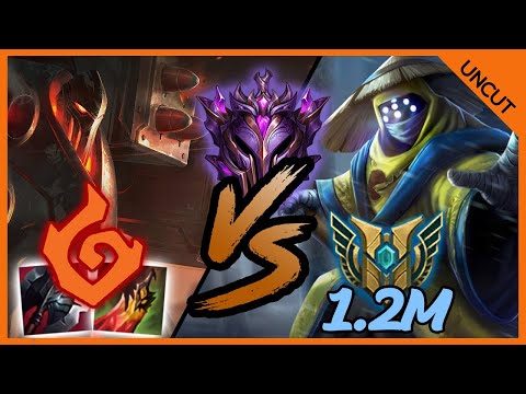 MASTERS URGOT VS 1M+ MASTERY JAX MAIN FULL GAMEPLAY COMMENTARY - League of Legends