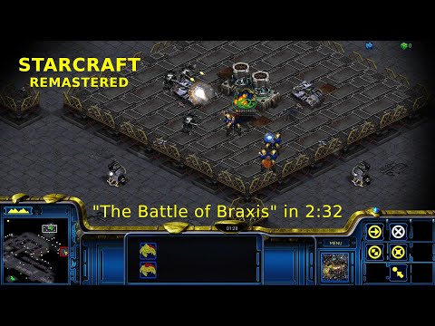 SPEEDRUN - StarCraft : Brood War - P05 "The Battle of Braxis" in 2:32.034 RTA (02:25 IGT)