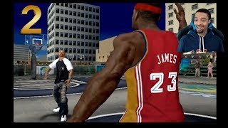 NBA Ballers Phenom Story Mode Part 2 - LeBron James Challenge!