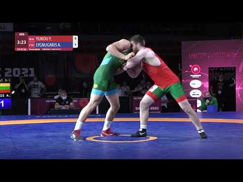 BRONZE GR - 82 kg: Y. YUROU (BLR) v. A. LYGNUGARIS (LTU)