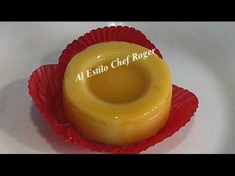 FLAN DEL PAPELITO ROJO, Receta # 318, Flan de maizena, Flan sin horno Video