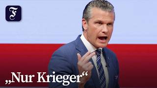 Hegseth verschärft den Ton beim Umbau des US-Militärs