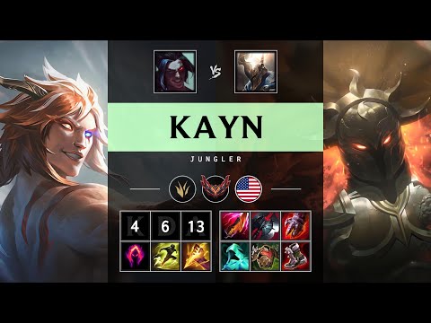 Kayn Jungle vs Pantheon - NA Grandmaster Patch 25.17