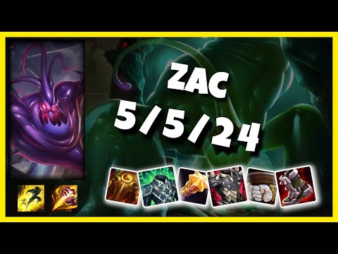 Zac vs Rek'Sai TURKISH Challenger JUNGLE (5/5/24) - v11.1