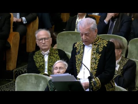 Vargas Llosa ingresa en la Academia Francesa como 'inmortal': \
