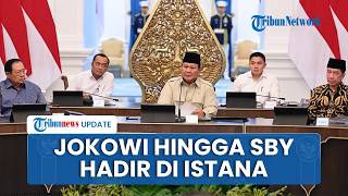 Suasana Pertemuan Prabowo dengan Mantan Presiden hingga Ketum Parpol di Istana, Jokowi dan SBY Hadir