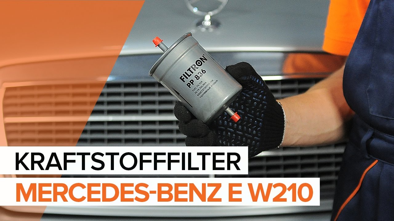 Wie Mercedes W210 Kraftstofffilter wechseln - Anleitung