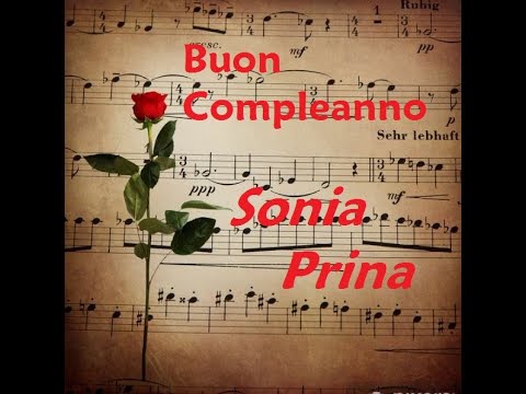 BUON COMPLEANNO Sonia Prina 2020