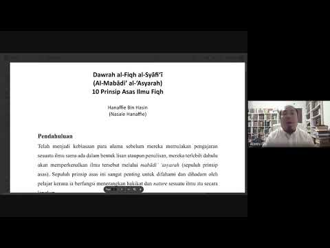 Fiqh Syafie ( siri 1)- Maulana Dr Nasaie