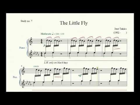 Study no. 7: The Little Fly - Jenö Takács - Piano Studies/Etudes 5