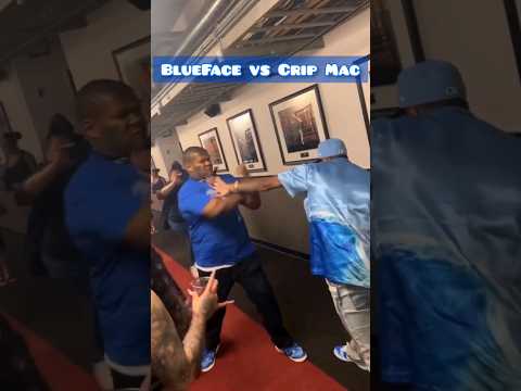 When Rapper BlueFace fights Crip Mac backstage 🤣 @mmahomie #viral #westcoastradio