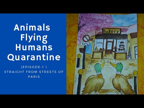 Animals Flying Humans Quarantine (Episode-1) | Drawing