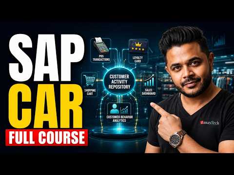 SAP CAR Customer Activity Repository Full Course ZaranTech
