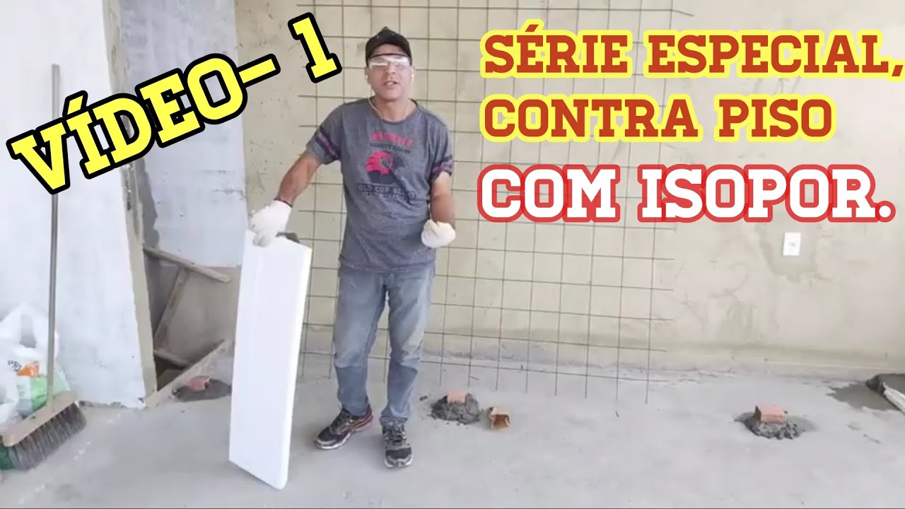 SÉRIE CONTRA PISO COM ISOPOR DE LAJE#contrapiso#construçao#lajereforçada.
