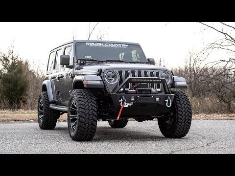 Jeep Wrangler JL Front Trail Bumper by Rough Country