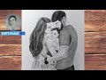 How to draw Mothers and fathers love drawing ||  Pencil sketch || Step by step