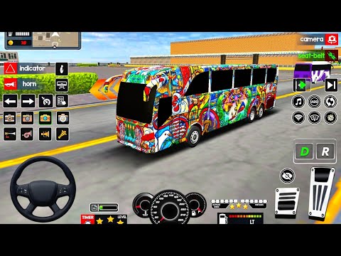 Real Couch Bus Off-Road Driving 3D : Euro Coach Bus Simulator : Bus Game Android Gameplay